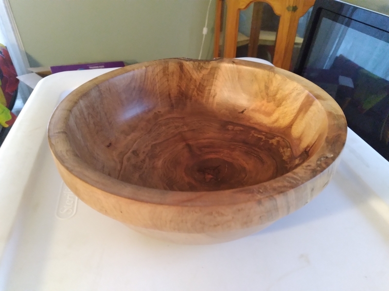 Shallow Maple Bowl